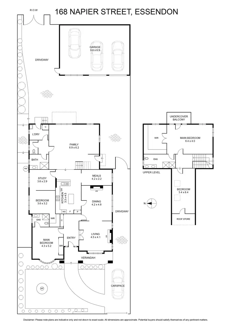 Floorplan of Homely house listing, 168 Napier Street, Essendon VIC 3040