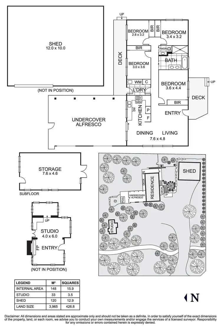 Floorplan of Homely house listing, 415-419 Ringwood-Warrandyte Road, Warrandyte VIC 3113