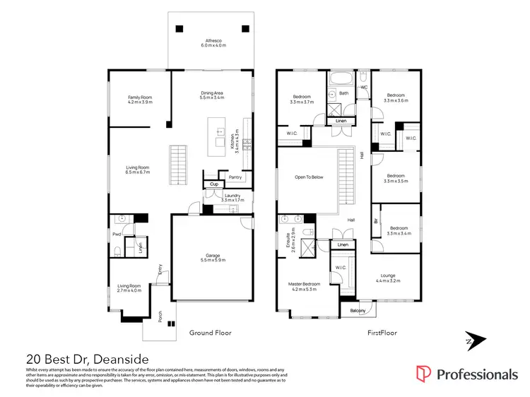 Floorplan of Homely house listing, 20 Best Drive, Deanside VIC 3336