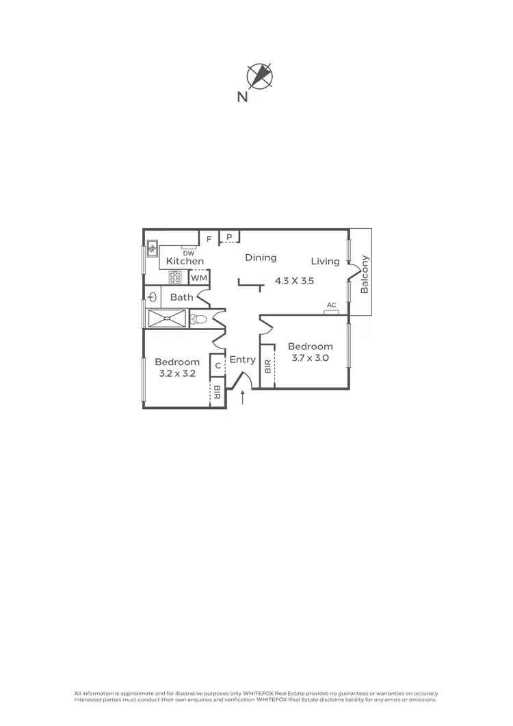 Floorplan of Homely apartment listing, 4/8 Alicia Street, Hampton VIC 3188