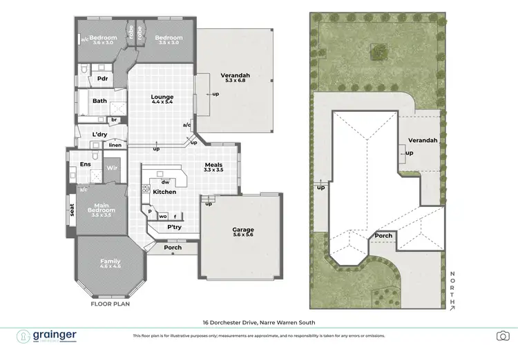 Floorplan of Homely house listing, 16 Dorchester Drive, Narre Warren South VIC 3805