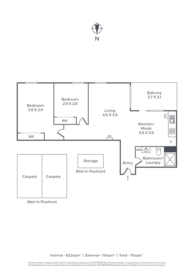 Floorplan of Homely apartment listing, 104/567 Glenferrie Road, Hawthorn VIC 3122