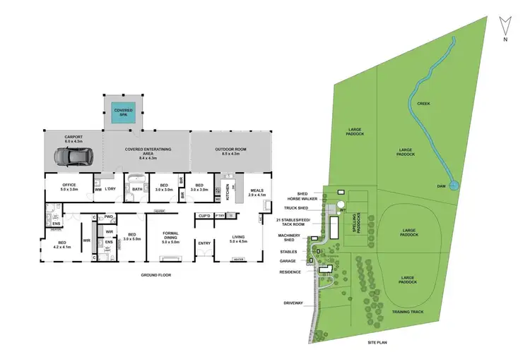 Floorplan of Homely rural property listing, 1130 Baxter Tooradin Road, Pearcedale VIC 3912