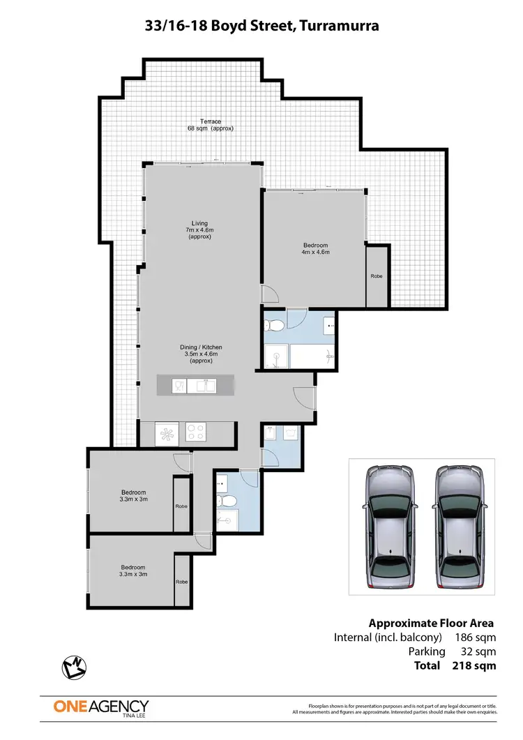 Floorplan of Homely apartment listing, 33/16-18 Boyd Street, Turramurra NSW 2074