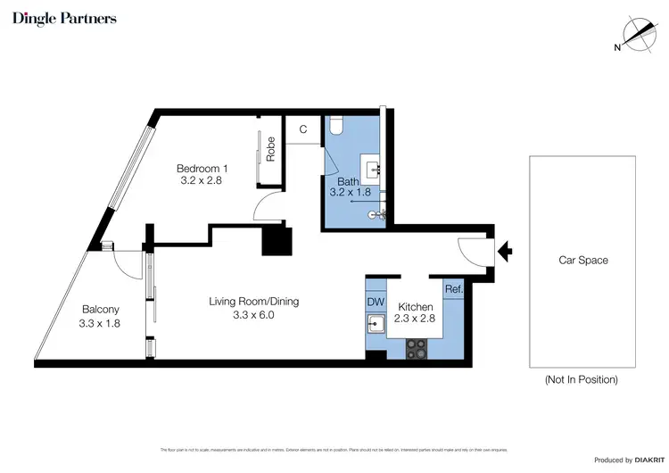 Floorplan of Homely apartment listing, 709/26 Southgate Avenue, Southbank VIC 3006