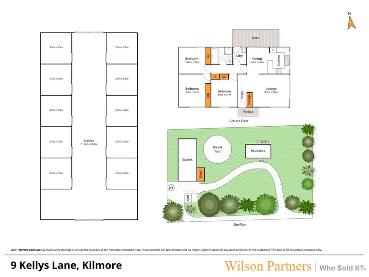Floorplan of Homely house listing, 9 Kellys Lane, Kilmore VIC 3764
