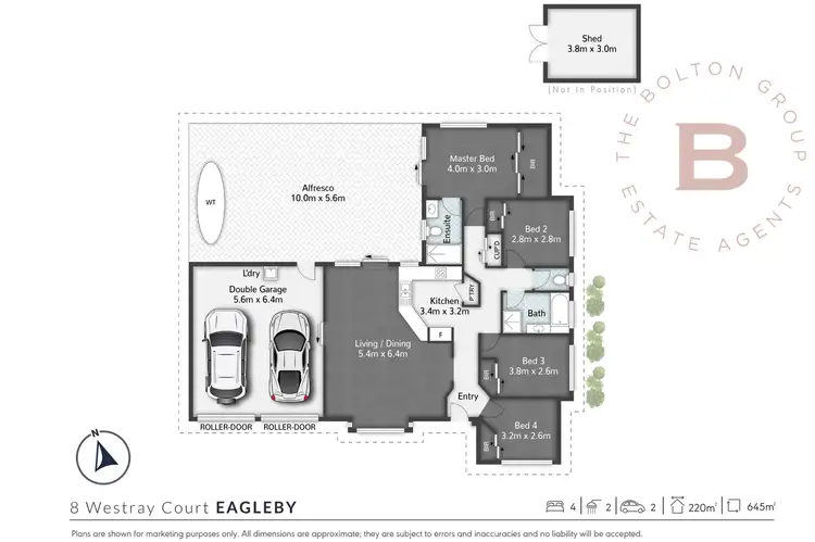 Floorplan of Homely house listing, 8 Westray Court, Eagleby QLD 4207