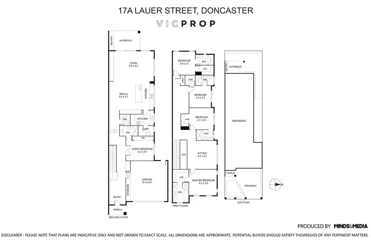 Floorplan of Homely house listing, 17A Lauer Street, Doncaster VIC 3108