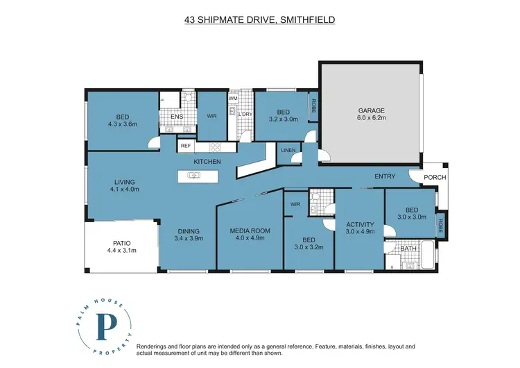 Floorplan of Homely house listing, 43 Shipmate Drive, Trinity Beach QLD 4879