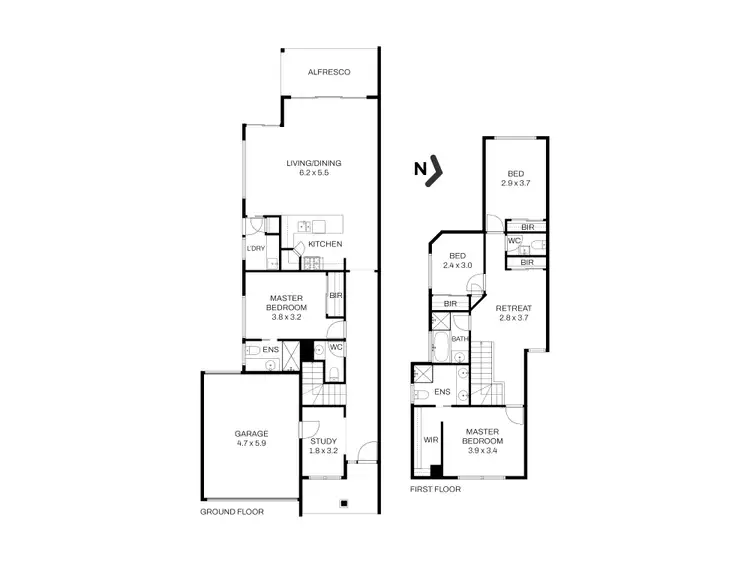 Floorplan of Homely house listing, 2/22 Beverley Crescent, Blackburn VIC 3130