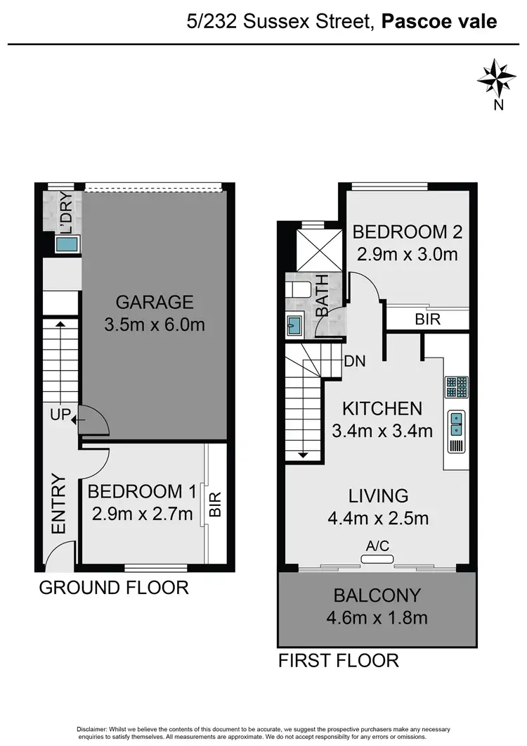 Floorplan of Homely unit listing, 5/232 Sussex Street, Pascoe Vale VIC 3044
