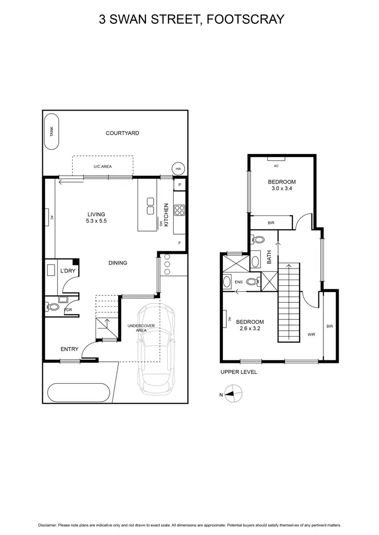 Floorplan of Homely house listing, 3 Swan Street, Footscray VIC 3011