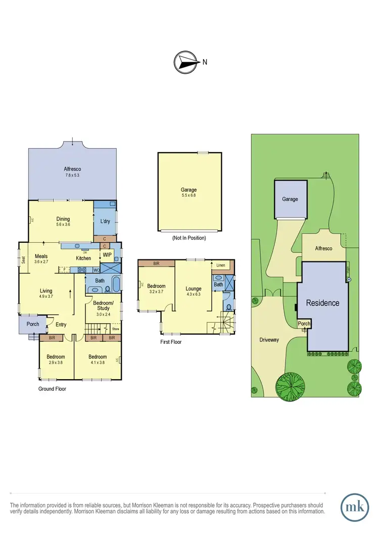 Floorplan of Homely house listing, 5 Campbell Street, Diamond Creek VIC 3089