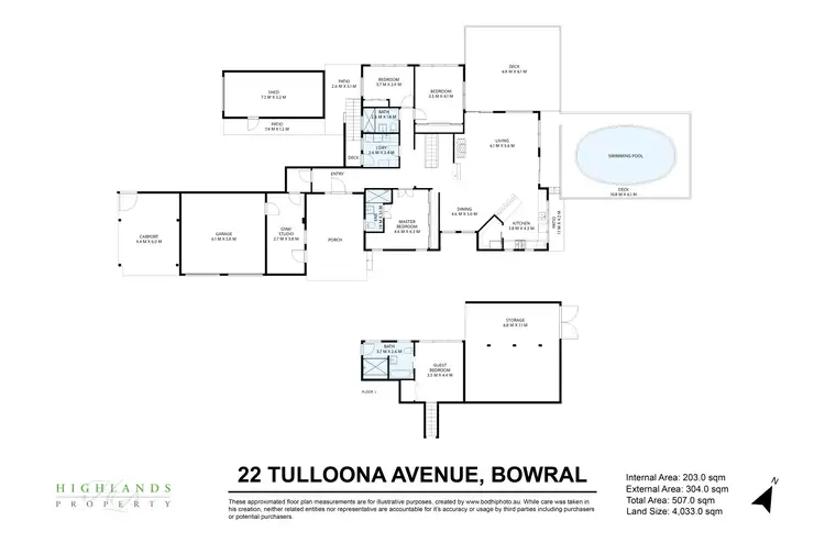 Floorplan of Homely house listing, 22 Tulloona Avenue, Bowral NSW 2576