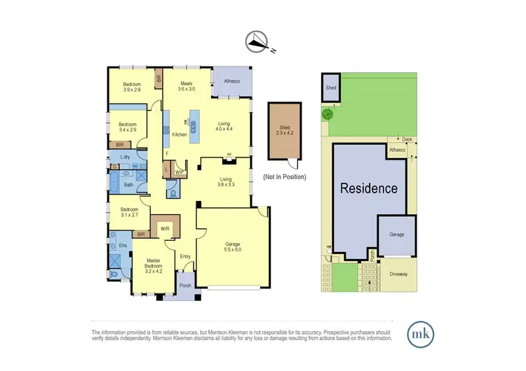 Floorplan of Homely house listing, 4 Aspect Drive, Doreen VIC 3754