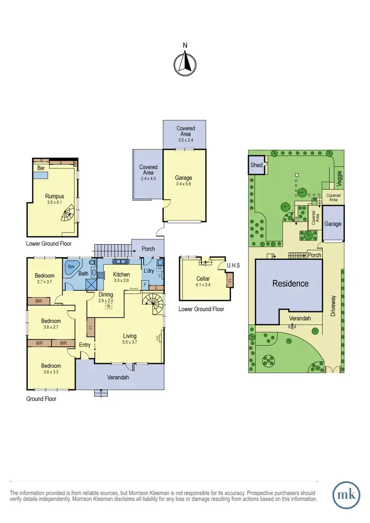 Floorplan of Homely house listing, 4 Gloucester Drive, Heidelberg VIC 3084