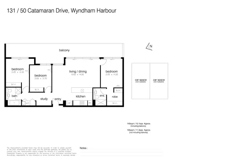 Floorplan of Homely apartment listing, 131/50 Catamaran Drive, Werribee South VIC 3030