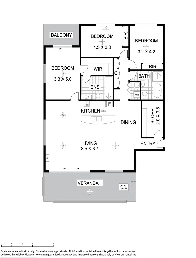 Floorplan of Homely apartment listing, 3/22 Coronation Drive, Stuart Park NT 820