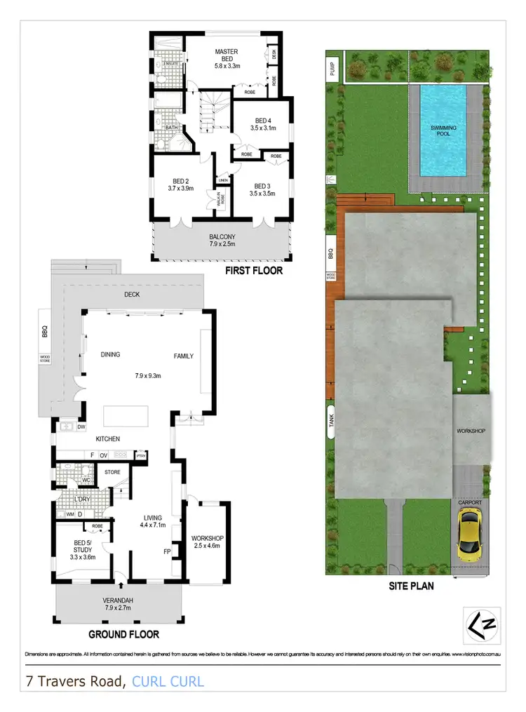 Floorplan of Homely house listing, 7 Travers Road, Curl Curl NSW 2096