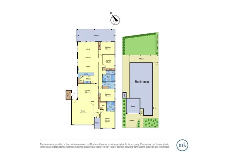 Floorplan of Homely house listing, 10 Hodgson Rise, Mernda VIC 3754