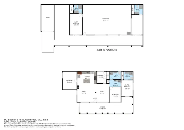 Floorplan of Homely house listing, 172 Beenak East Road, Gembrook VIC 3783