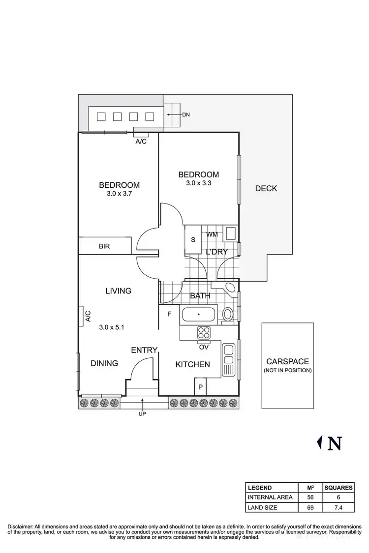 Floorplan of Homely unit listing, 5/41 Orient Avenue, Mitcham VIC 3132