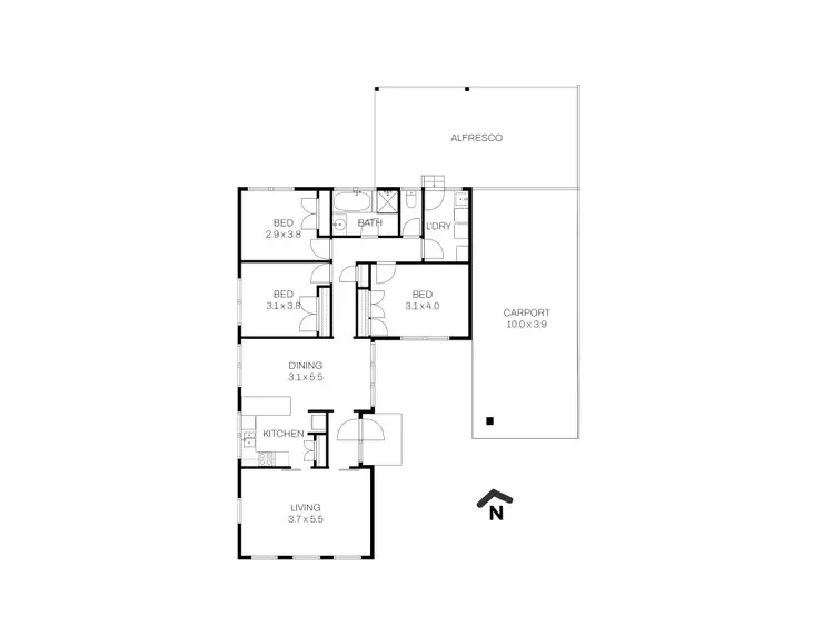Floorplan of Homely house listing, 17 Clifford Street, Bayswater VIC 3153