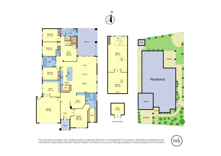 Floorplan of Homely house listing, 24 Tributary Circuit, Doreen VIC 3754