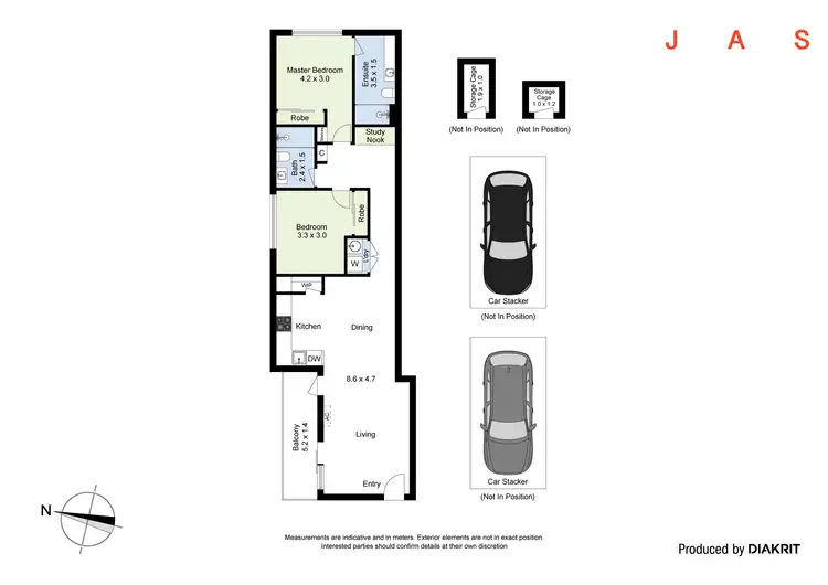 Floorplan of Homely apartment listing, 203/83 Gamon Street, Yarraville VIC 3013