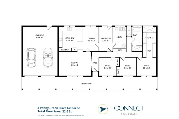 Floorplan of Homely house listing, 3 Penny Green Drive, Gisborne VIC 3437