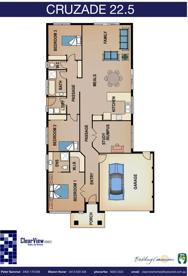 Floorplan of Homely house listing, 32 Weavers Street, Manor Lakes VIC 3024