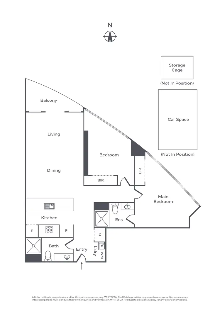 Floorplan of Homely apartment listing, 1416/555 St Kilda Road, Melbourne VIC 3004