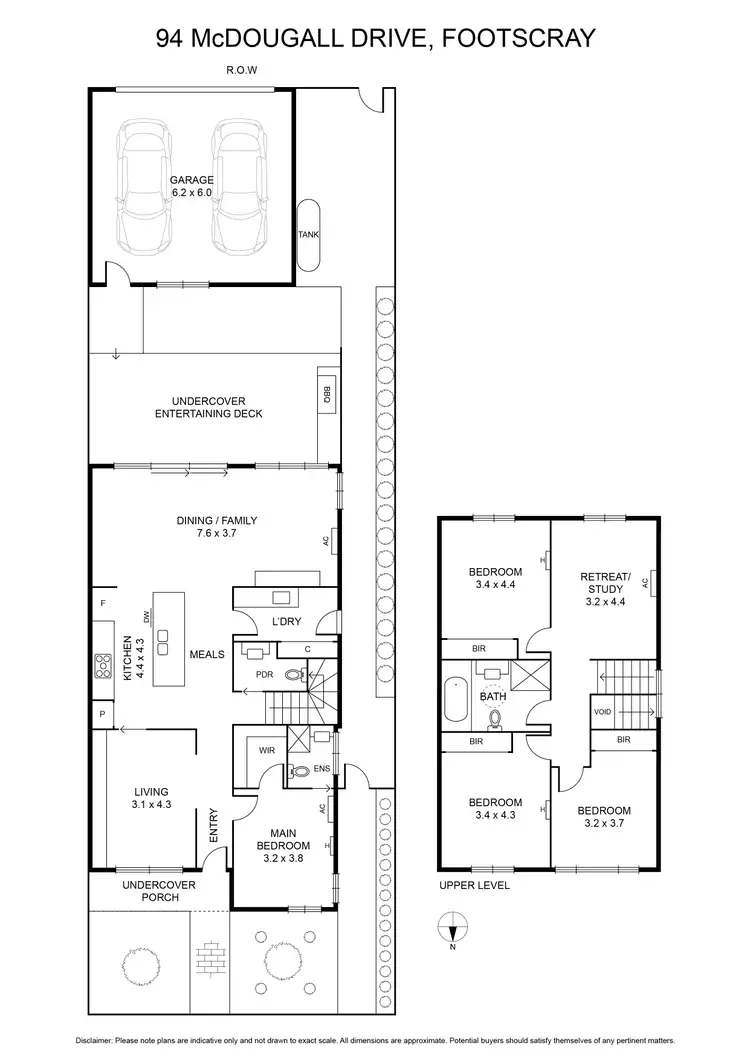 Floorplan of Homely house listing, 94 McDougall Drive, Footscray VIC 3011
