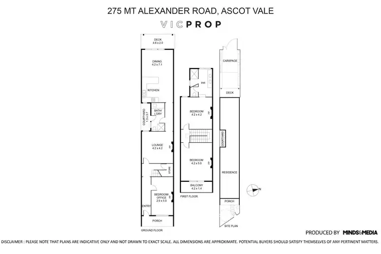 Floorplan of Homely house listing, 275 Mt Alexander Road, Ascot Vale VIC 3032