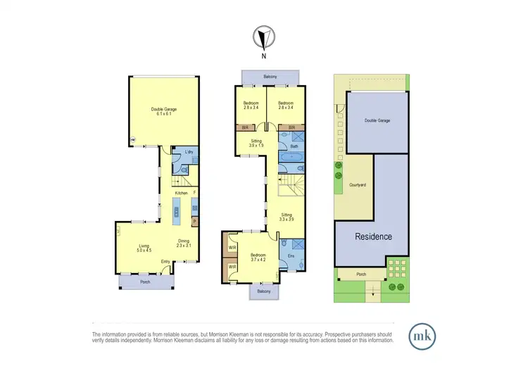 Floorplan of Homely townhouse listing, 4 Maahu Amble, Mernda VIC 3754