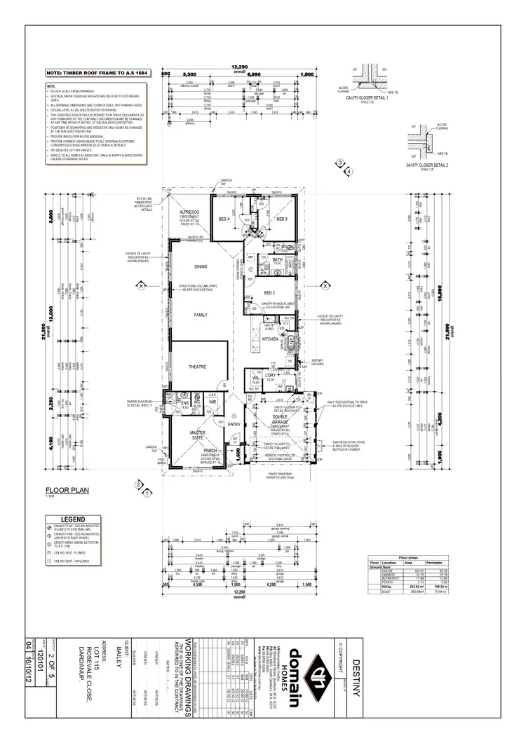 Floorplan of Homely house listing, 26 Rosevale Close, Dardanup WA 6236