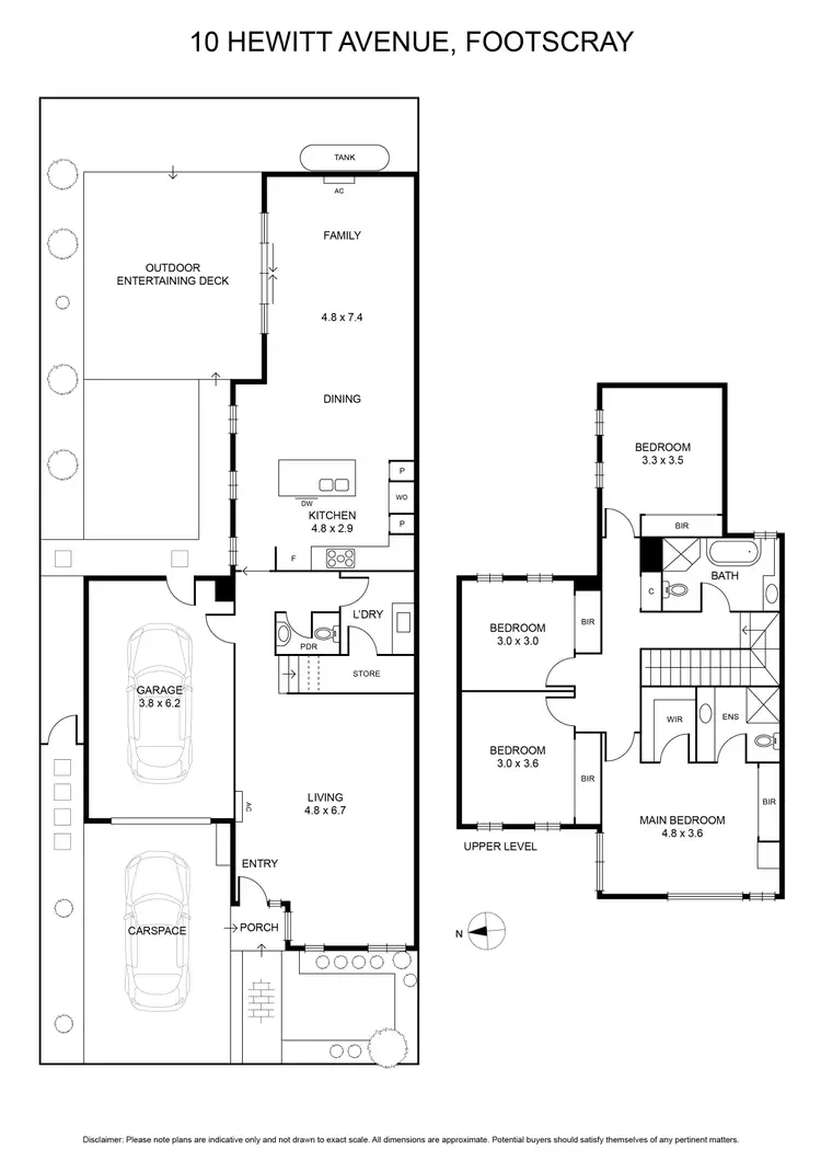 Floorplan of Homely house listing, 10 Hewitt Avenue, Footscray VIC 3011