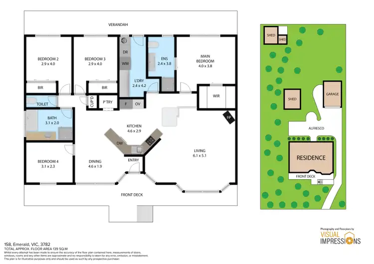 Floorplan of Homely house listing, 158 Emerald Monbulk Road, Emerald VIC 3782