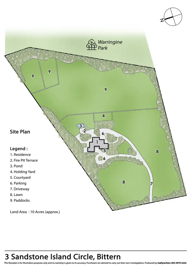 Floorplan of Homely rural property listing, 3 Sandstone Island Circle, Bittern VIC 3918
