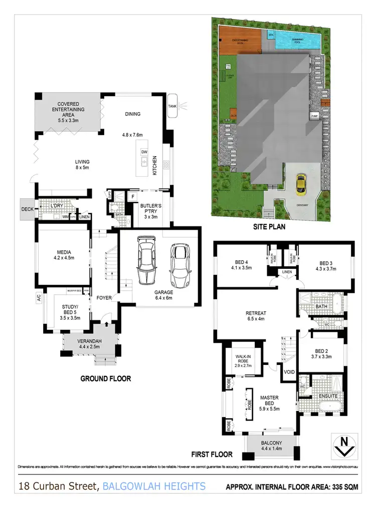 Floorplan of Homely house listing, 18 Curban Street, Balgowlah Heights NSW 2093