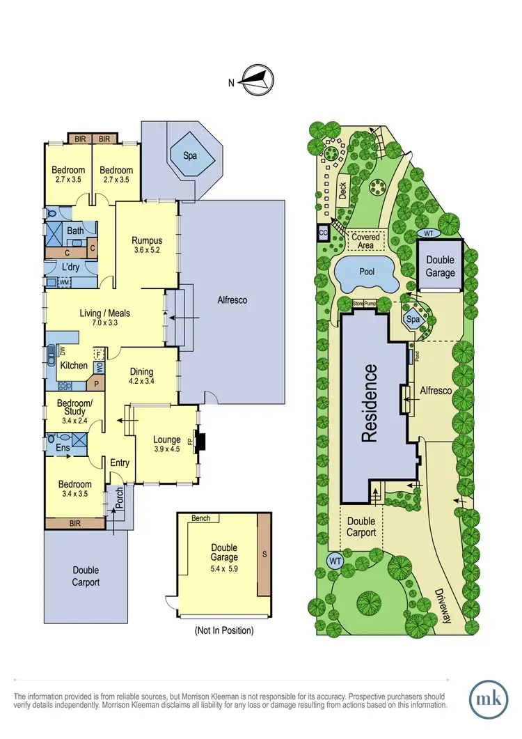 Floorplan of Homely house listing, 17 Onkara Court, Eltham VIC 3095