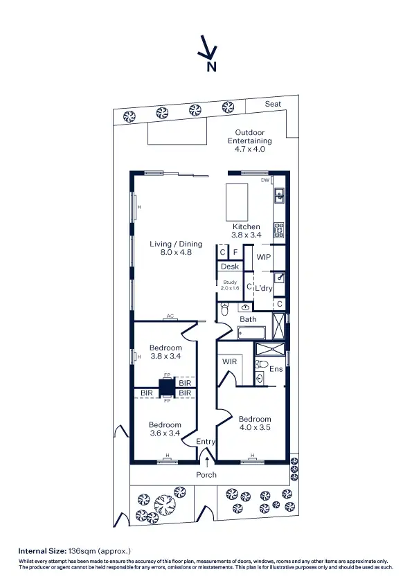 Floorplan of Homely house listing, 7 Union Street, Williamstown VIC 3016