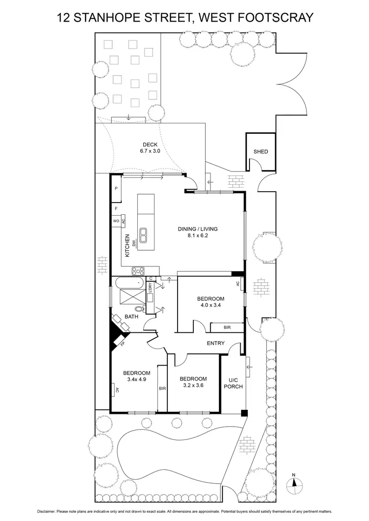 Floorplan of Homely house listing, 12 Stanhope Street, West Footscray VIC 3012
