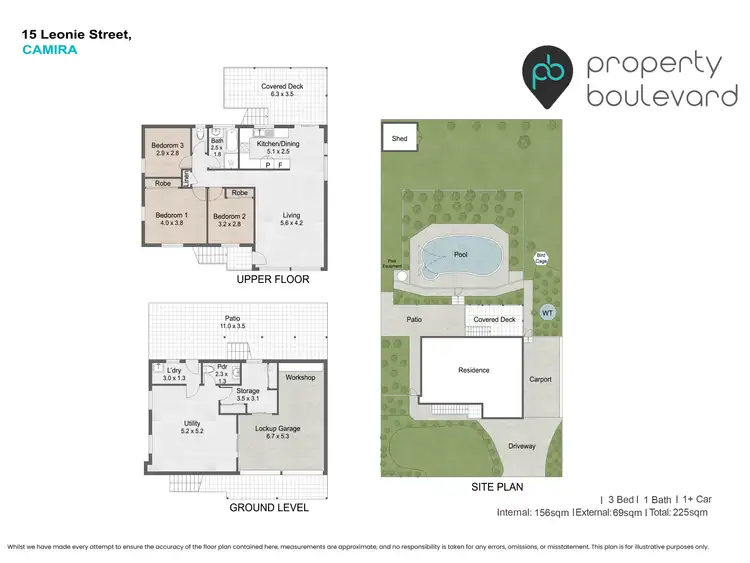 Floorplan of Homely house listing, 15 Leonie Street, Camira QLD 4300