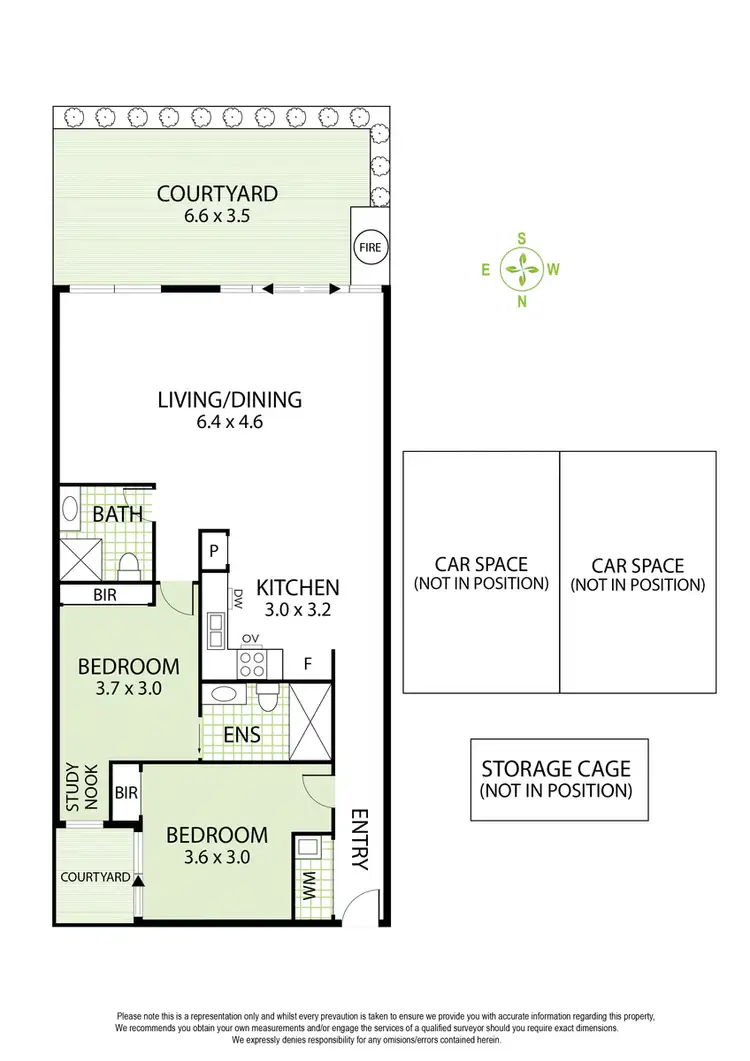 Floorplan of Homely apartment listing, G06/7-9 Cowra Street, Brighton VIC 3186