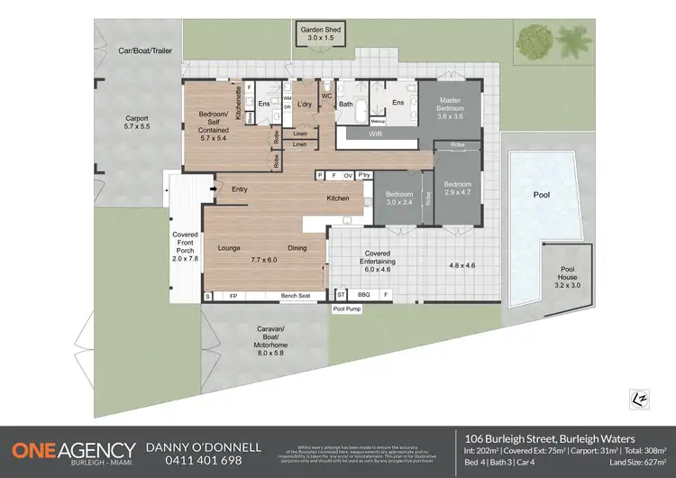 Floorplan of Homely house listing, 106 Burleigh Street, Burleigh Waters QLD 4220
