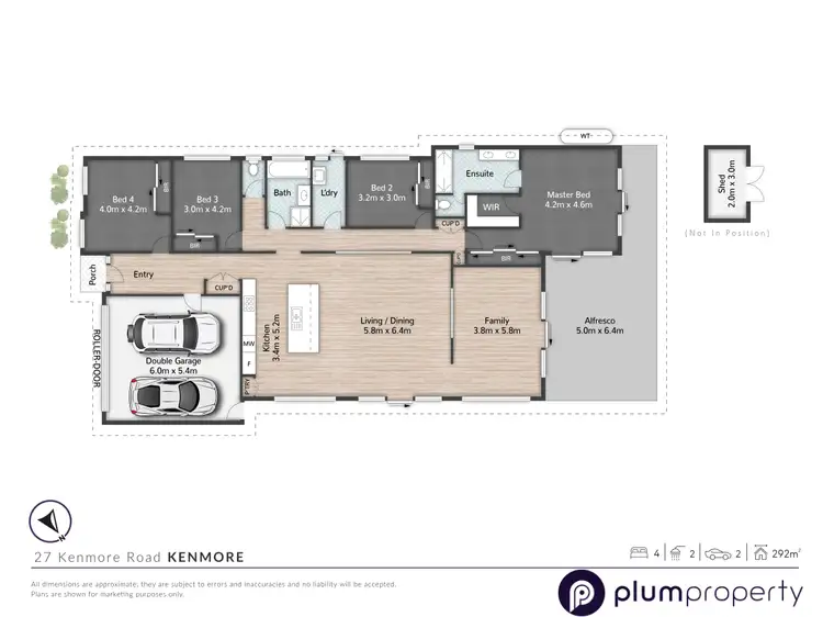 Floorplan of Homely house listing, 27 Kenmore Road, Kenmore QLD 4069