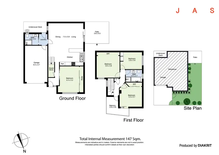 Floorplan of Homely townhouse listing, 45 Radio Street, Maidstone VIC 3012