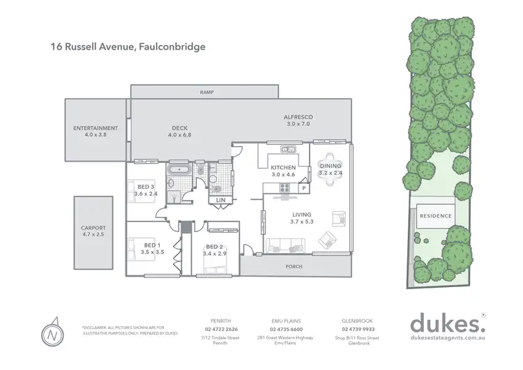 Floorplan of Homely house listing, 16 Russell Avenue, Faulconbridge NSW 2776