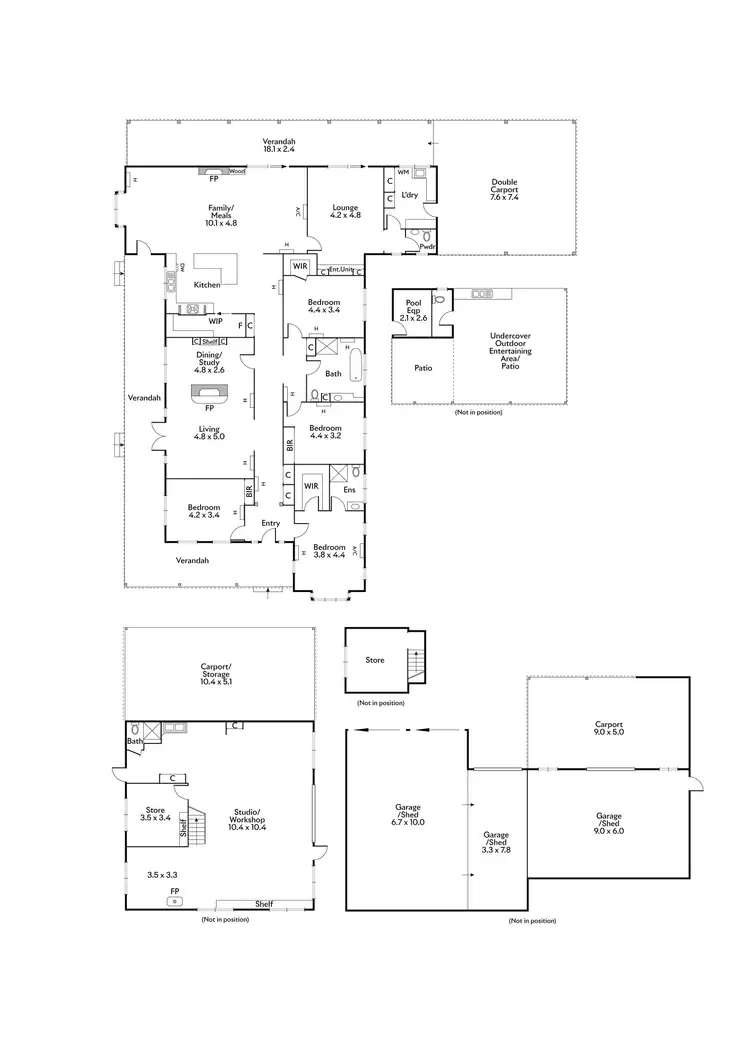 Floorplan of Homely house listing, 37 Youngs Road, Yarrambat VIC 3091